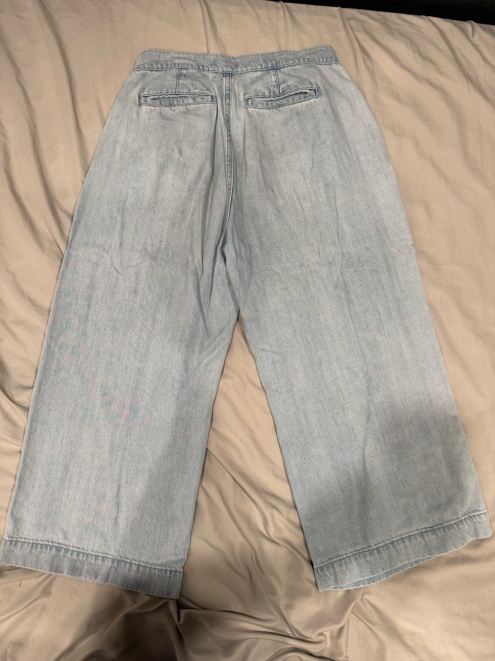 Universal Thread Light Blue Cropped Two Way Trousers - Picture 2 of 2